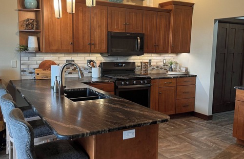 Watertown House | Cozy 2 br Home - Fireplace, Man Cave, Office, & Heated Garage Spaces