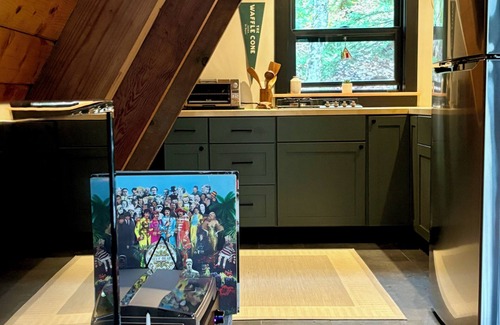 Eaton House | Cozy A-Frame next to King Pine Ski Area - 31 day rental or longer