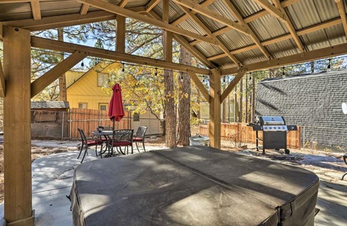 Arrowbear Lake House | Cozy A-Frame with Hot Tub Near Arrowbear Lake!
