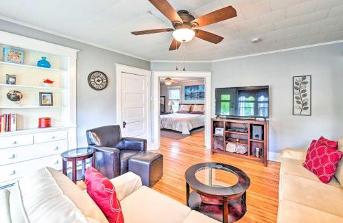 Delmar Apartment | Cozy and Walkable Delmar Getaway with Fire Pit!