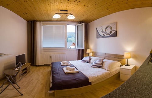 Tanvald Apartment | Cozy Apartment for 2 w/ Breathtaking Mountain View