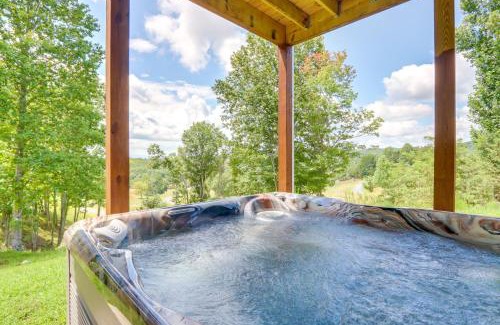 Blairsville House | Cozy Blue Ridge Cabin Game Room and Mountain Views