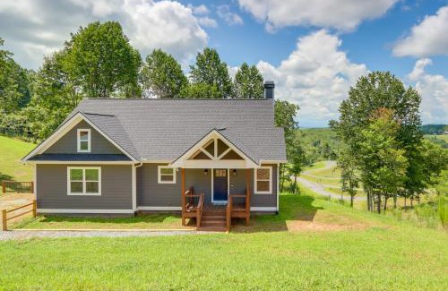 Blairsville House | Cozy Blue Ridge Cabin Game Room and Mountain Views