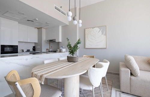 Jumeirah Village Circle Apartment | Cozy Boho Retreat One Bedroom Sanctuary