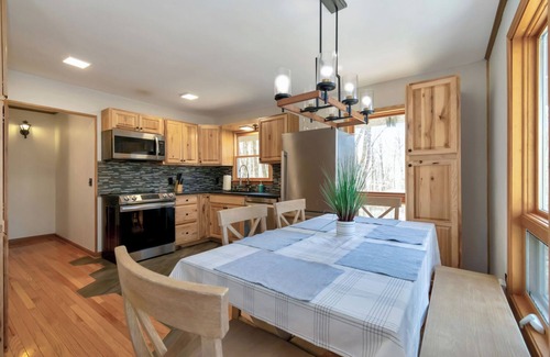 Charter Hills Cabin | Cozy Cabin in Beech Mountain - Fireplace