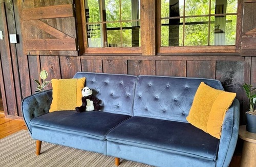 Rileyville Cabin | Cozy Cabin on Shenandoah River —Canoe, Kayak, Hot Tub, WiFi, EV Charger, AC, TV