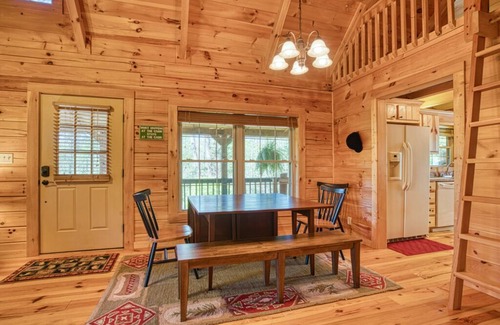 Rutherfordton Cabin | Cozy Carolina Private Cabin with Firepit - Gated Community