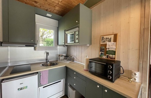 Pierrefitte-sur-Loire Cottage | Cozy Chalets Overlooking Lake: Terrace, Fishing, Swim Area, and Pet-Friendly