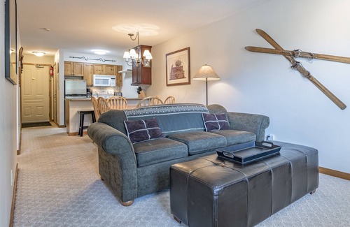 Silver Star Mountain Condo | Cozy ground floor Creekside Condo, pet friendly, shared hot tub, close to trails