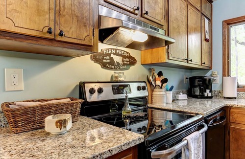 Big Canoe Cabin | Cozy Guest Home with a Deck and Forest Views | Pet Friendly for Long/Short Stays