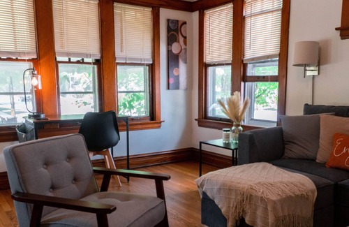 Forest Park House | Cozy Home near the city with Patio, Backyard, and Parking