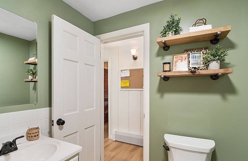 West Poland House | Cozy lakefront cottage with amazing views and private beach!!