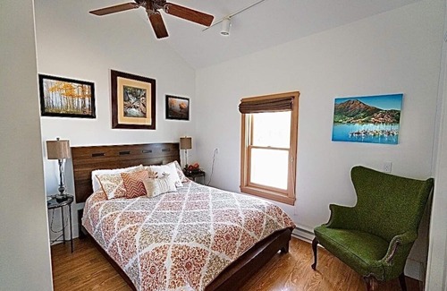 Westcliffe House | Cozy Main street cottage with fireplace, porch and full kitchen... dogs allowed!