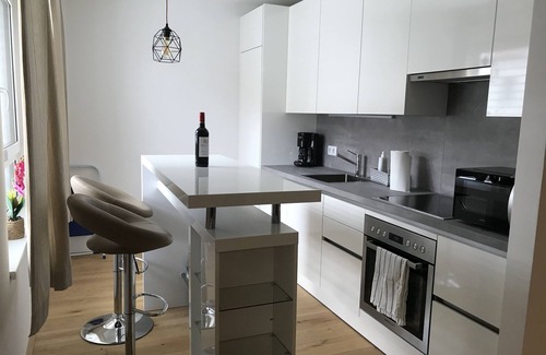Donaustadt Condo | Cozy, Modern 1-bdrm apt w/garage near VIC-UNO City