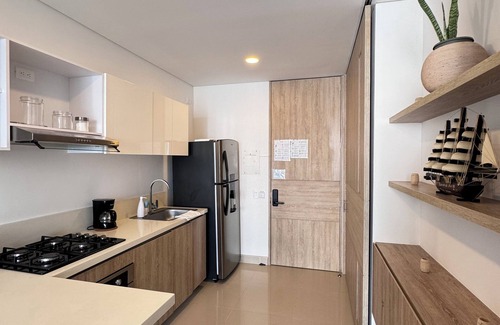 El Rodadero Apartment | Cozy Sea Reserve, Bird of Paradise 10th Floor
