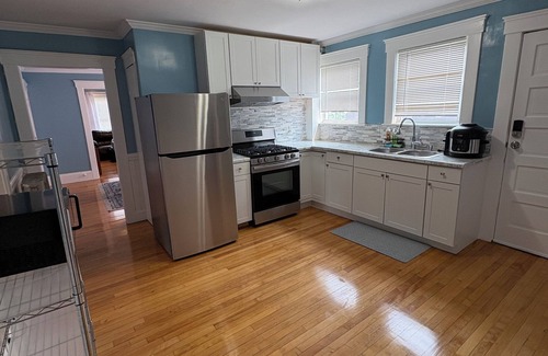 Lowell Apartment | Cozy & Spotless Home Away from Home