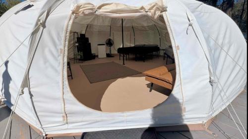 Mc Caskill House | Cozy Stargazer Belltent in Crater of Diamonds, Arkansas