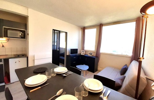 Piau Engaly Apartment | Cozy Studio for 4 in Piau Engaly with Ski Locker, TV & Kitchenette