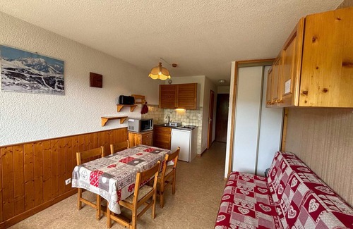 Les Saisies Apartment | Cozy studio in Les Saisies with view, balcony and private parking