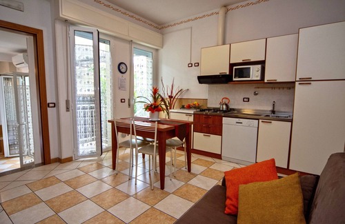 Cattolica Apartment | Cozy three-room apartment with two bathrooms in Residence, in the center and on the sea