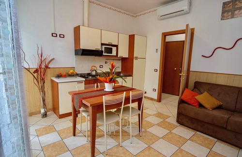 Cattolica Apartment | Cozy three-room apartment with two bathrooms in Residence, in the center and on the sea