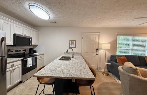 Auburn Condo | Cozy, Upscale 2-bedroom Condo in Downtown Auburn!