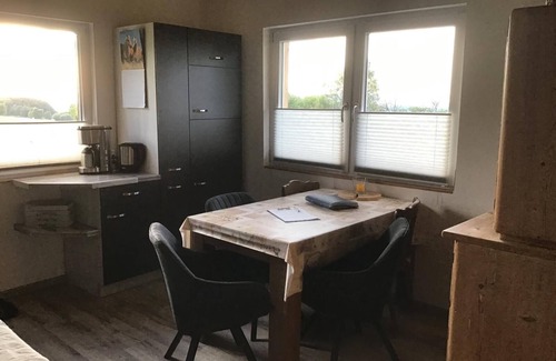Schofweg Apartment | Cozy vacation home (70 sqm) with fireplace and infrared sauna for up to 5 people