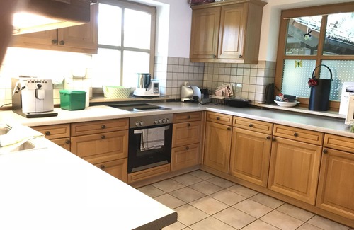 Lenggries House | Cozy vacation home in a quiet location by a stream with a view of the Brauneck.
