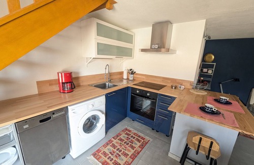 Port-la-Nouvelle Villa | Cozy Villa T2, 600m Beach, Air Conditioning, Parking