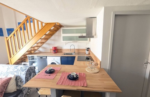 Port-la-Nouvelle Villa | Cozy Villa T2, 600m Beach, Air Conditioning, Parking