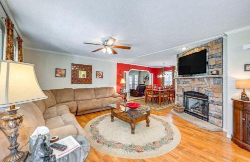 Topton House | Creekside Haven with Fire Pit Near Nantahala River