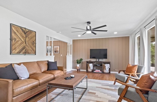 Prairie Creek House | Creekside oasis on 7 acres with pool and hot tub - close to Beaver Lake and town