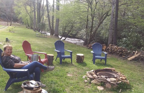 Murphy RV Rental | Creekside, Private property. No crowds. Quiet. Fly fish out your door. RV site