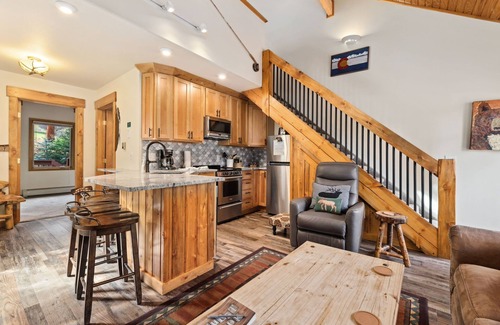 Fall River Estates Condo | Creekside Suite 21 (Private Hot tub) River Views!