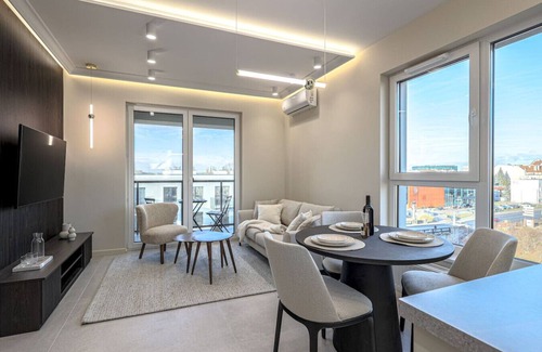 Bydgoszcz Apartment | Crema Centrum Bydgoszczy Widok na Brd Gara