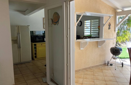 Saint-Francois Villa | Creole villa in secure residence swimming pool with salt