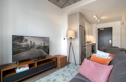 MIT Apartment | Crisp Kendall Square Studio w/Gym, W/D by MIT, MGH & River