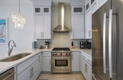 Crystal Beach House | Crystal Clear - Beach Front Property with Private Pool Area, Rooftop Deck & Theater