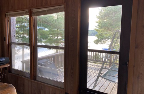 Wautoma Cottage | Crystal clear lake with a private beach and gorgeous views