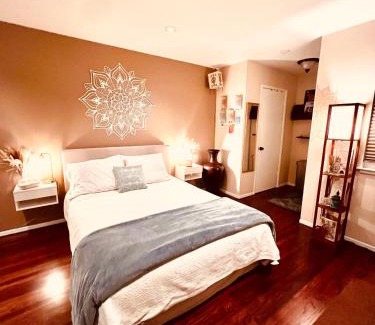 San Pablo House | Cute Room! Own entry with fireplace
