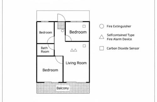 Chimsan-dong Apartment | Daegu Buk-gu 3BR Apartment near Dongdaegu Station & Downtown -Fully Furnished
