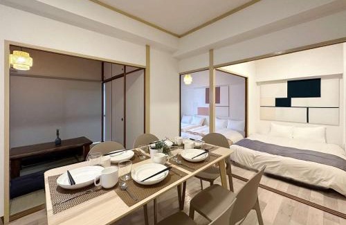 Hiroshima City Centre Apartment | Dai3kuboi by b hotel - 3BR for 9 person, min walk to Peace Park