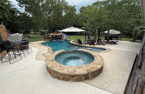 Canyon Lake House | Dam Getaway: Speakeasy & Resort-Style Pool