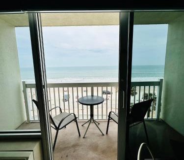 Ortona Park Apartment | Daytona Beach Resort Private balcony Ocean Front