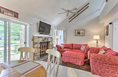 White Haven House | Deck and On-Site Fishing Pond Lake Harmony Home!