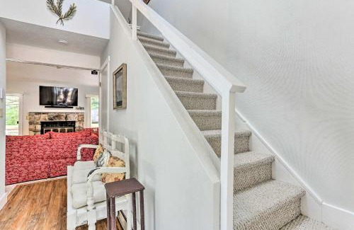 White Haven House | Deck and On-Site Fishing Pond Lake Harmony Home!