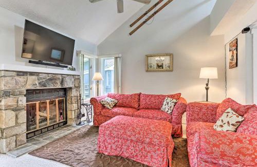 White Haven House | Deck and On-Site Fishing Pond Lake Harmony Home!