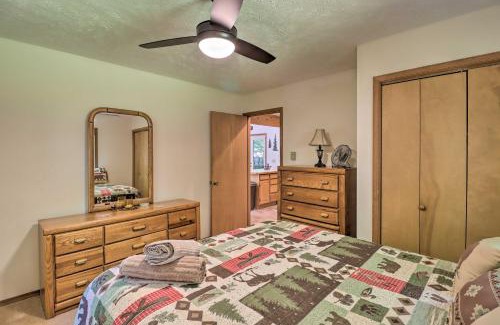 Locust Lake Village House | Deck and Resort Amenities Pocono Lake Home