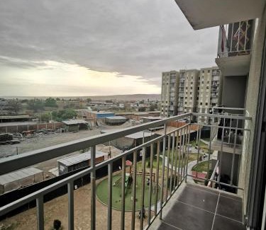 Coronel Gregorio Albarracin Lanchipa Apartment | Departamento amoblado en condominio - 5to piso