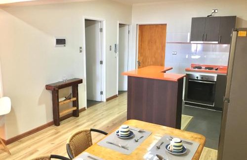 Tome Apartment | Departamento completo 42 mts2 - 2 habs y 1 futón - Centro Tomé - 5 personas max - Edificio Don Francisco